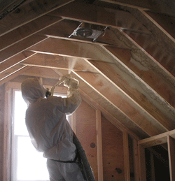 Santa Rosa CA attic spray foam insulation
